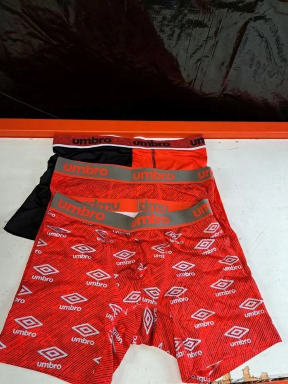 Umbro Essential Stretch Men's Boxer Briefs 3 Pack Multicolor Size M
